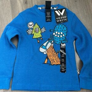 Shaun White Blue Graphic Crewneck XS 4/5